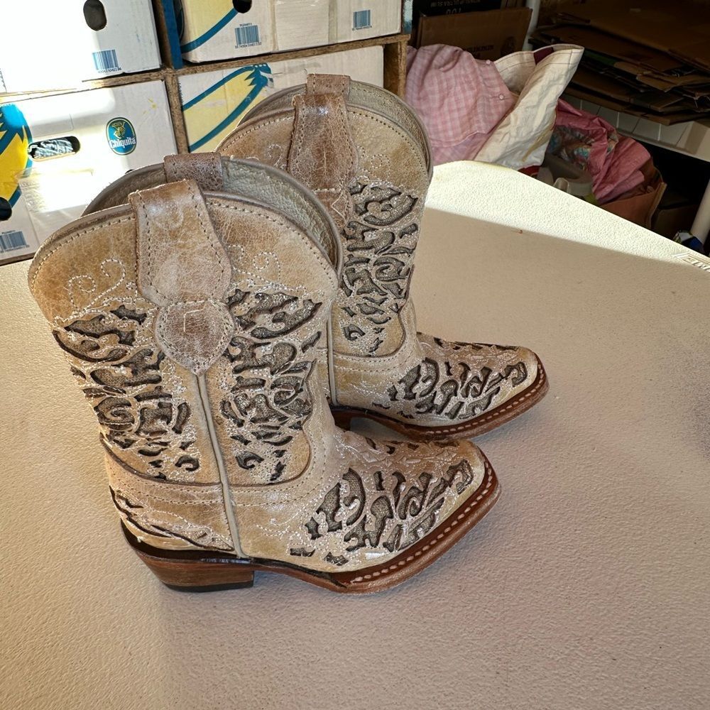 Tan Western Cowboy Boots